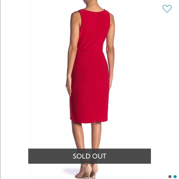 Superfoxx California Dreams Red Dress Sz Small - Picture 2 of 4